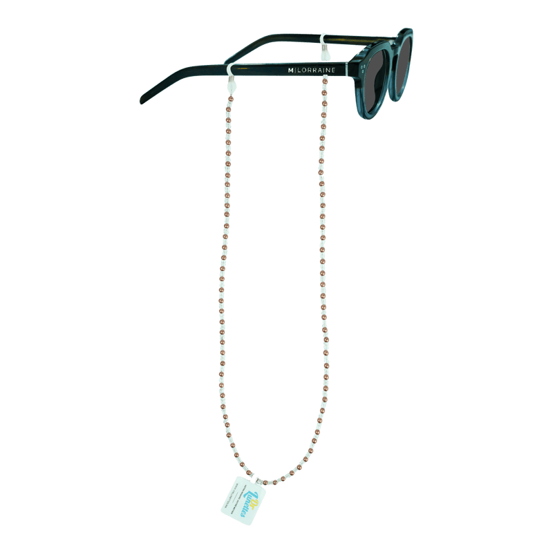 Chaînette Elyna Marron/Transparent